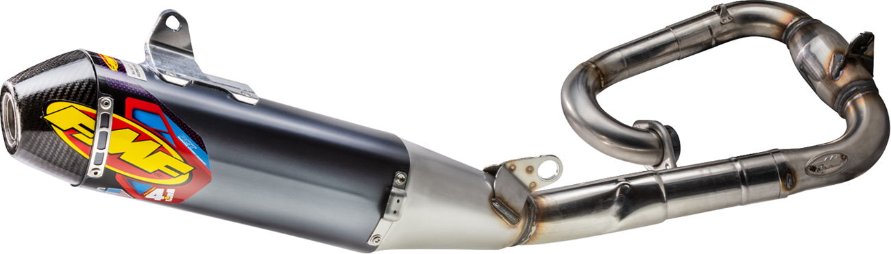 FMF Factory 4.1 RCT Exhaust System - with Carbon Cap - Stainless Steel - MegaBomb 044483