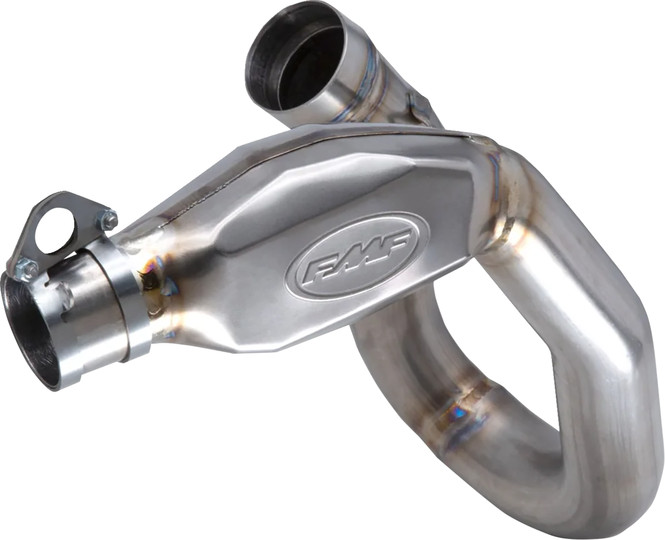 FMF MegaBomb Head Pipe - Titanium - Desmo 450 045710