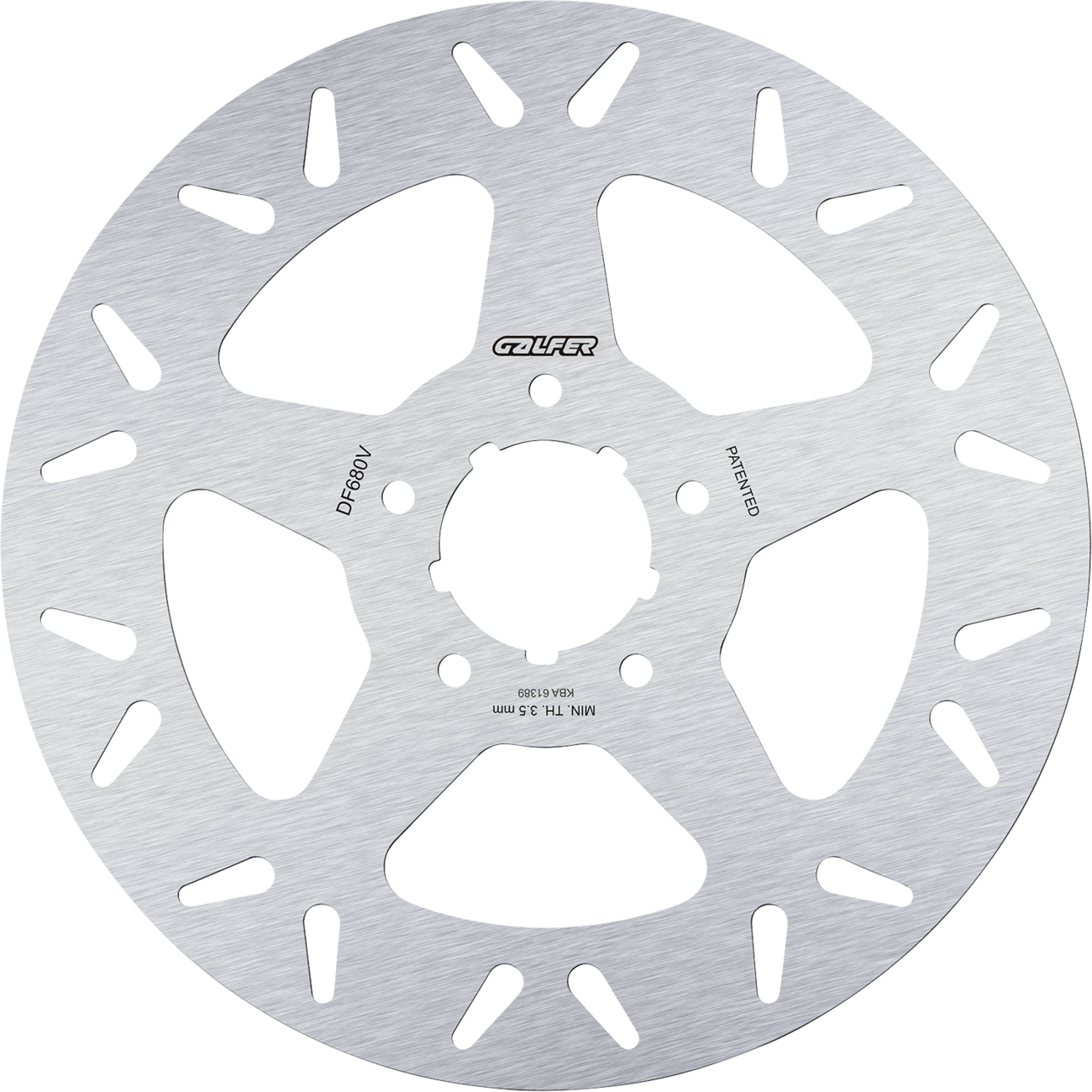 GALFER Brake Rotor - Fixed DF680V