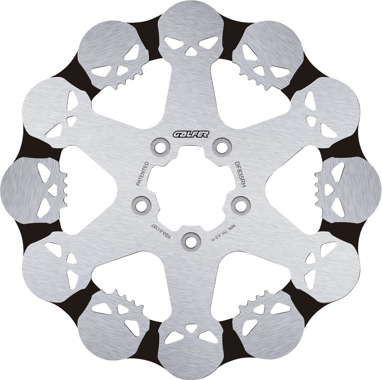 GALFER Brake Rotor - Fixed - Front DF835RH
