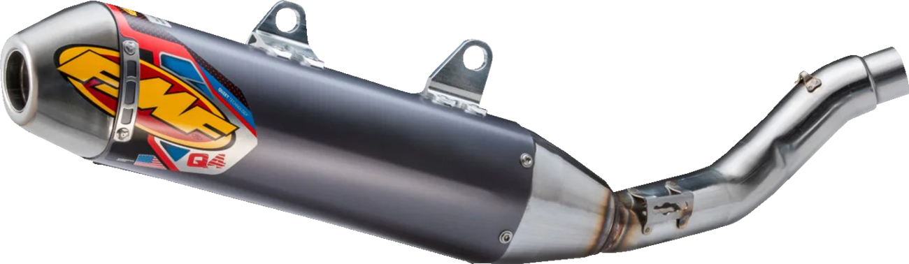 FMF Q4 Hex S/A Slip-On Muffler - Desmo 450 045712