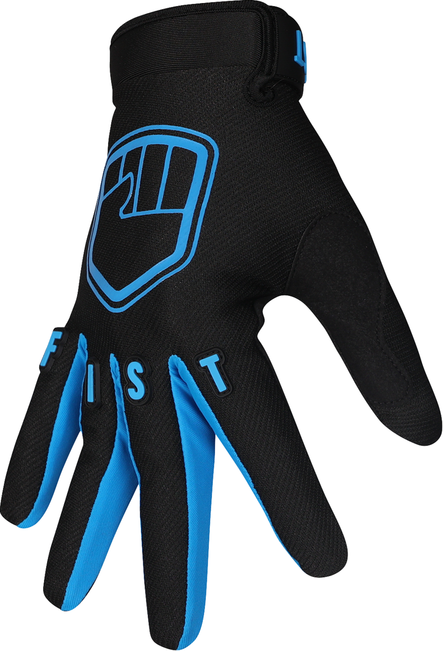 FIST HANDWEAR Youth Strapped Gloves - Fluro Blue - Large F-GSY-01851-L