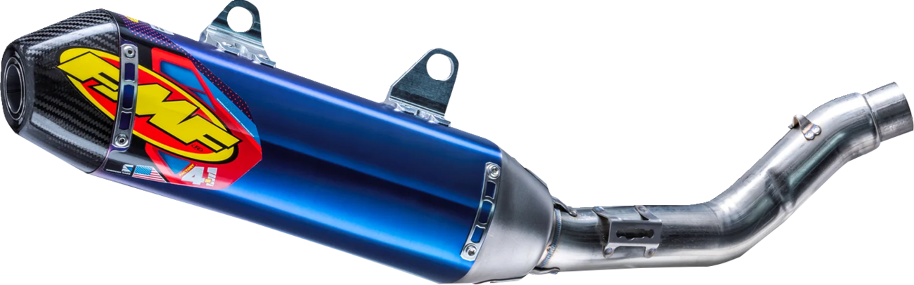 FMF Factory 4.1 RCT Slip-On Muffler with Carbon Cap - Desmo 450 045714