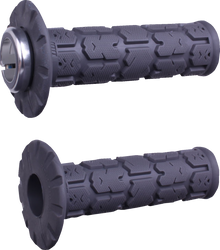 ODI Rogue Universal Lock-On Grips - Graphite/Silver H23URGH