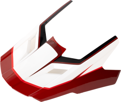 Z1R Dirt Maxx Visor Kit - Vortex - Red/White - XS-M 0132-1931