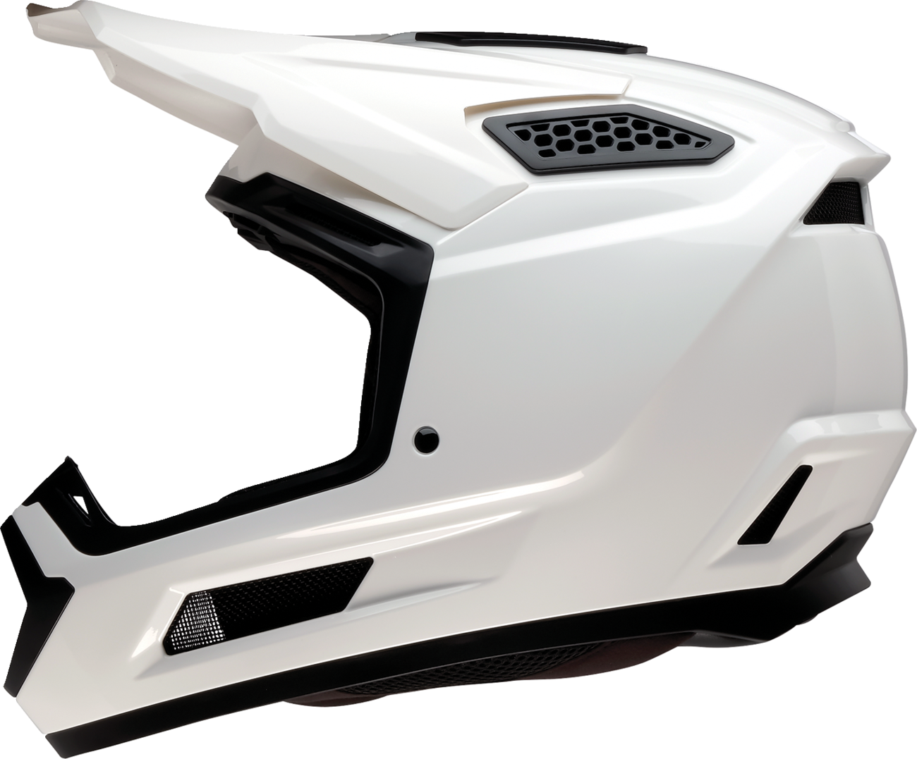 Z1R Dirt Maxx Helmet - Solid - White - XS 0110-9925