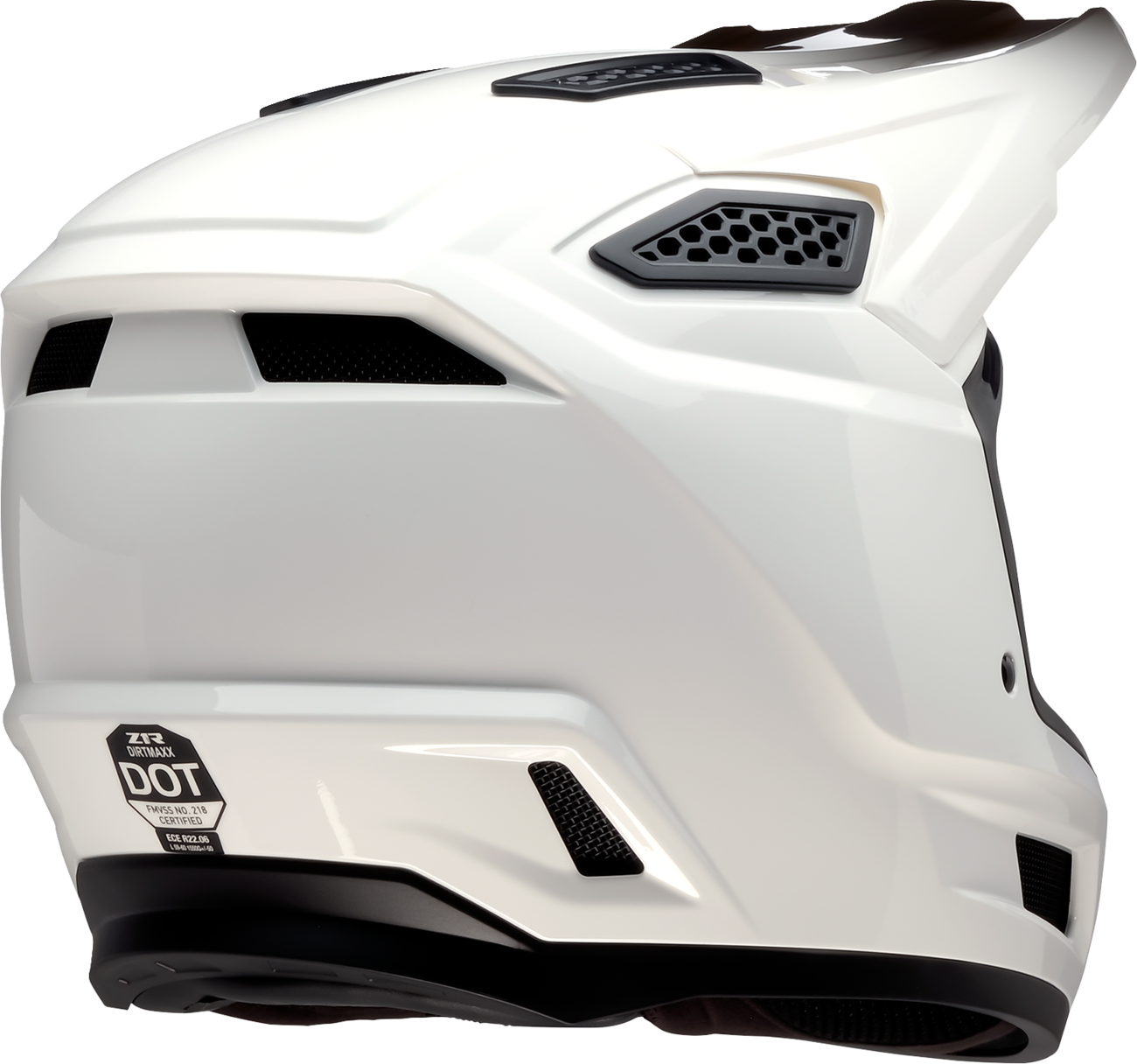 Z1R Dirt Maxx Helmet - Solid - White - XS 0110-9925
