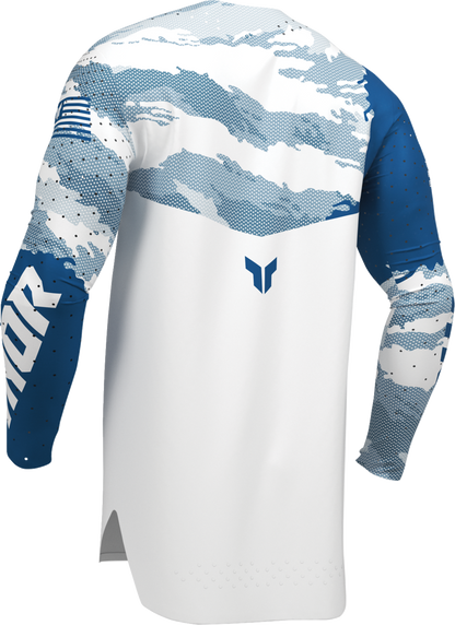 THOR Sportmode Recon LE Jersey - White/Blue - Medium 2910-9078