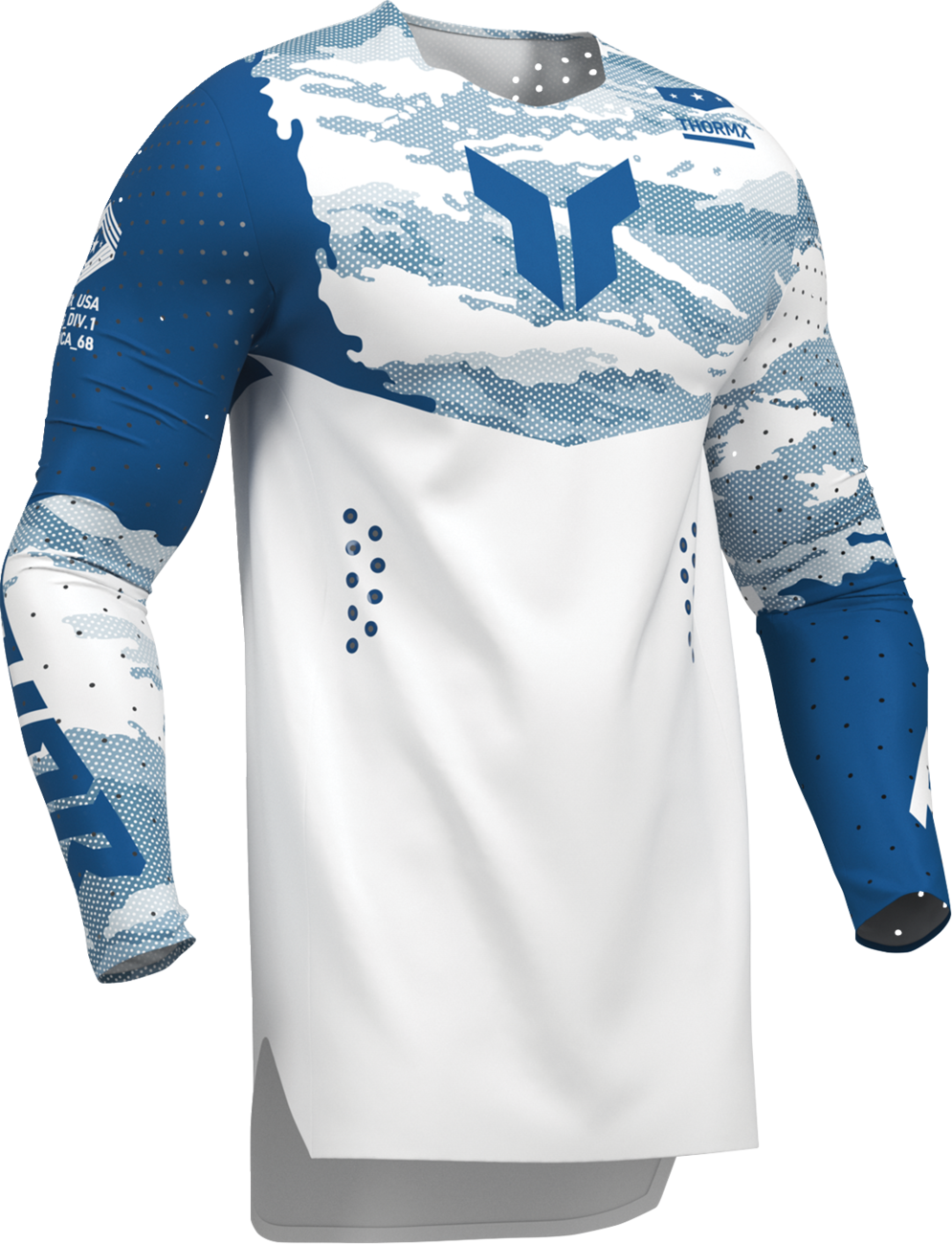 THOR Sportmode Recon LE Jersey - White/Blue - XL 2910-9080