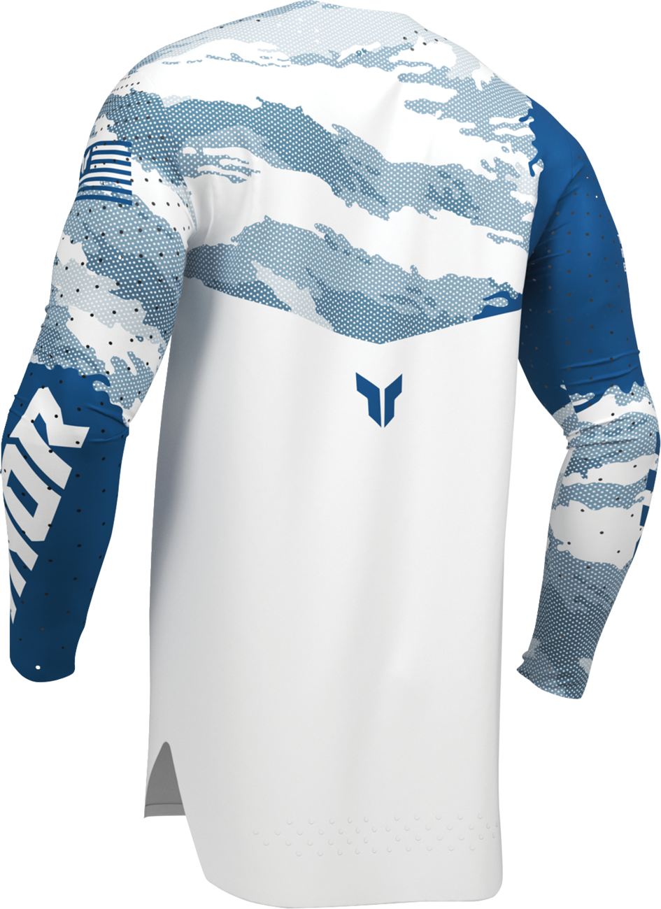THOR Sportmode Recon LE Jersey - White/Blue - XL 2910-9080