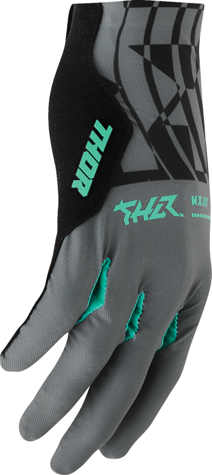 THOR Sportmode Mind Control Gloves - Charcoal/Black - Medium 3330-9102