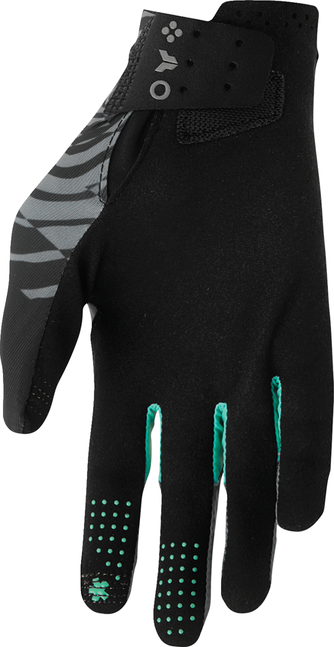 THOR Sportmode Mind Control Gloves - Charcoal/Black - Large 3330-9103
