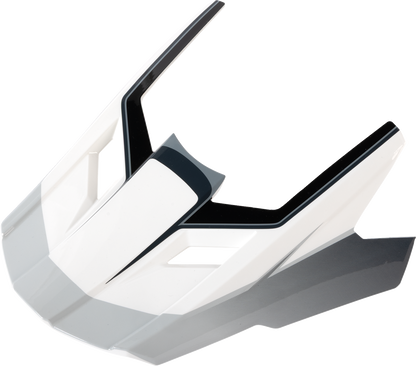 Z1R Dirt Maxx Visor Kit - Vortex - Black/White/Gray - XS-M 0132-1935