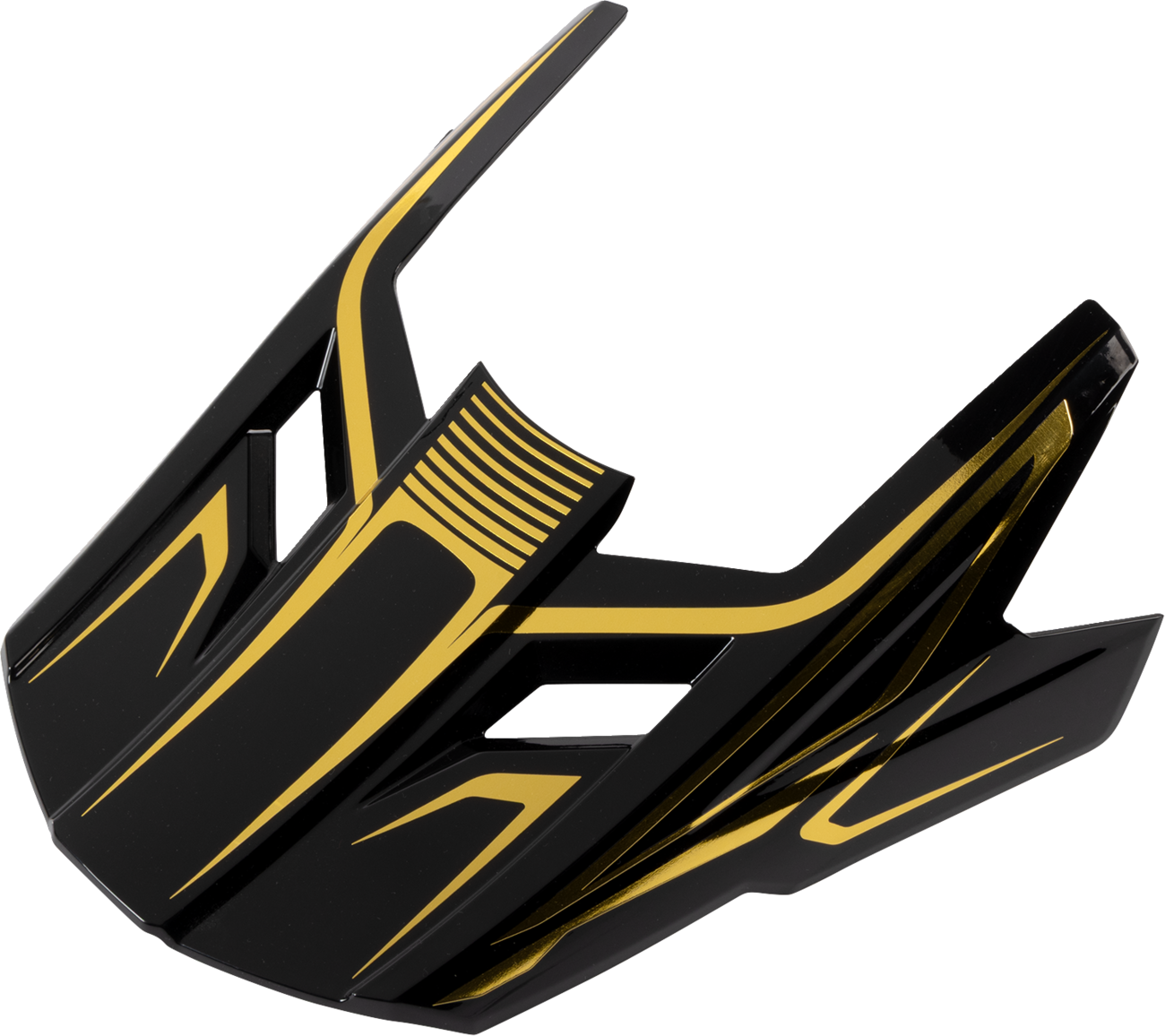 Z1R Dirt Maxx Visor Kit - Monogram - Black/Gold - XS-M 0132-1942