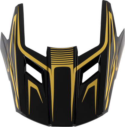 Z1R Dirt Maxx Visor Kit - Monogram - Black/Gold - XS-M 0132-1942
