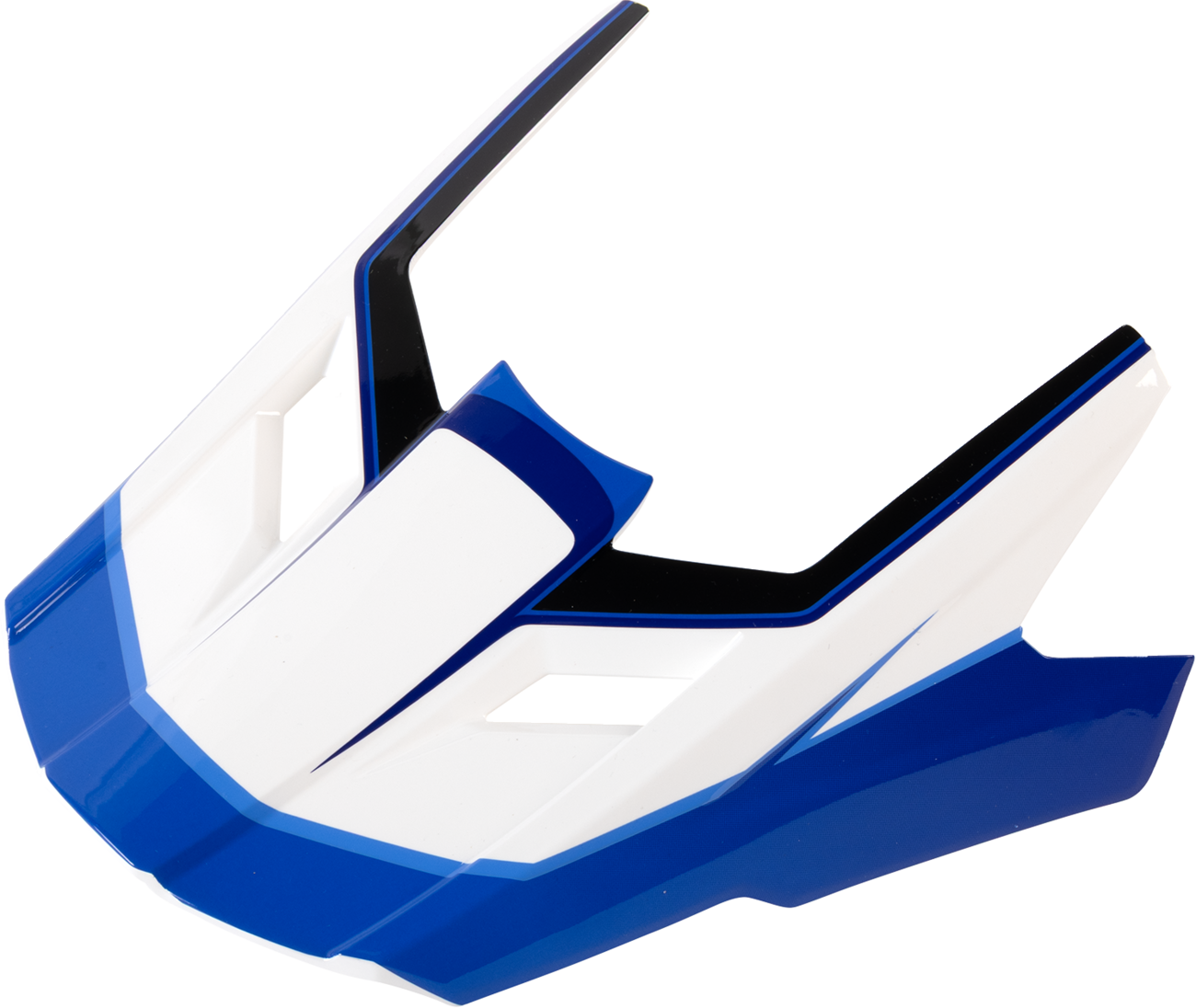 Z1R Youth Dirt Maxx Visor Kit - Vortex - Blue/White 0132-1945
