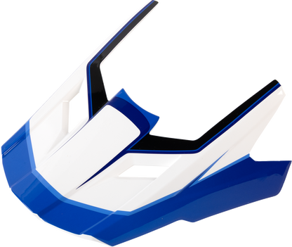 Z1R Youth Dirt Maxx Visor Kit - Vortex - Blue/White 0132-1945