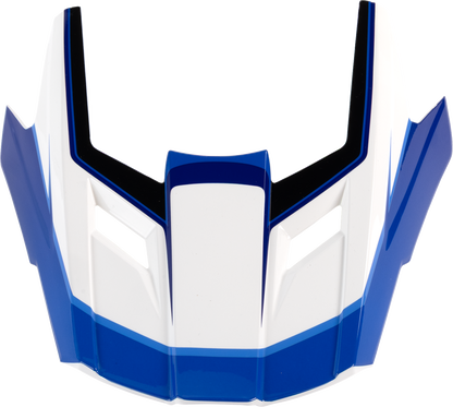 Z1R Youth Dirt Maxx Visor Kit - Vortex - Blue/White 0132-1945
