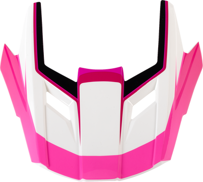 Z1R Youth Dirt Maxx Visor Kit - Vortex - Pink/White 0132-1947