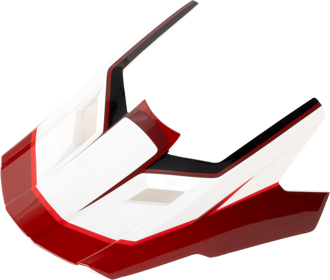 Z1R Dirt Maxx Visor Kit - Vortex - Red/White - L-2XL 0132-1932