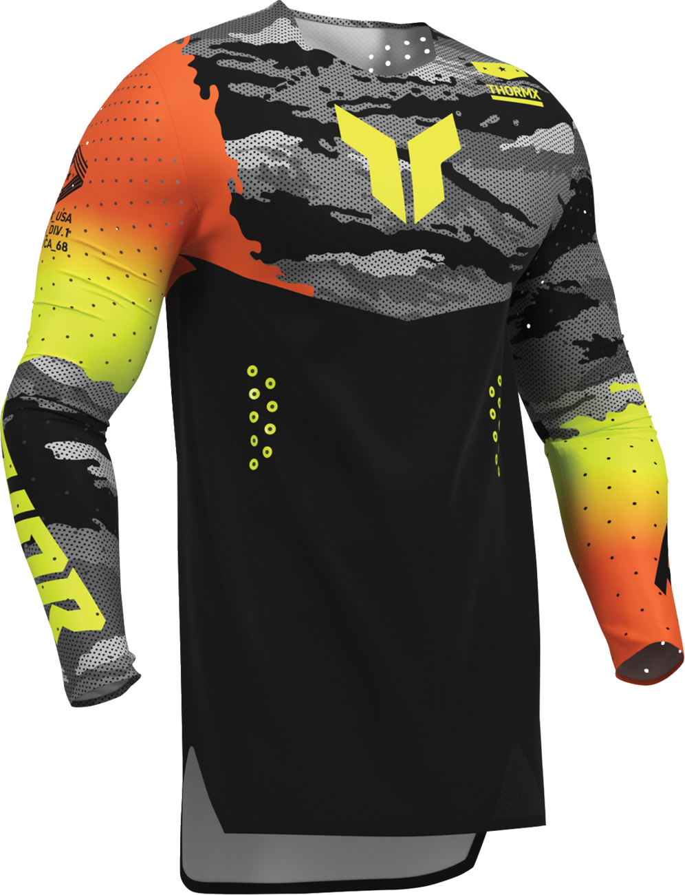 THOR Sportmode Recon LE Jersey - Black/Acid - Large 2910-9076