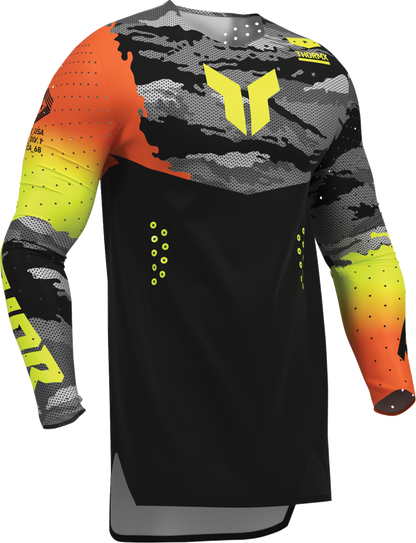 THOR Sportmode Recon LE Jersey - Black/Acid - Large 2910-9076
