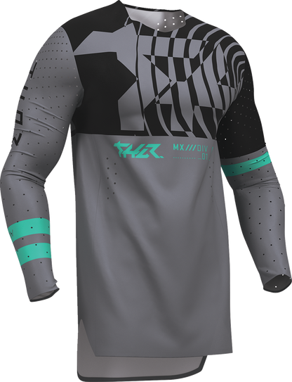 THOR Sportmode Mind Control Jersey - Charcoal/Black - Large 2910-8764