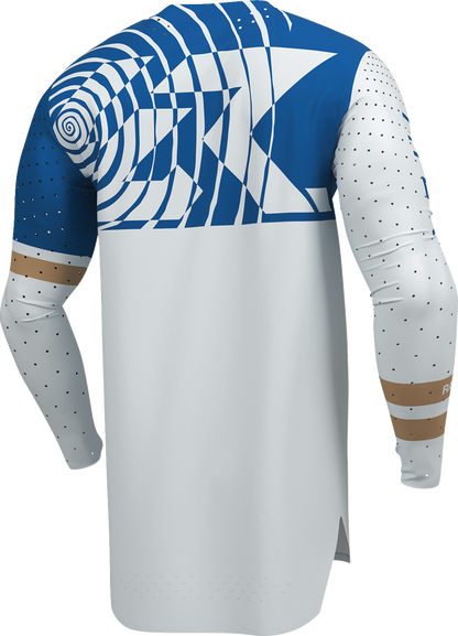 THOR Sportmode Mind Control Jersey - Light Gray/Blue - 2XL 2910-8771