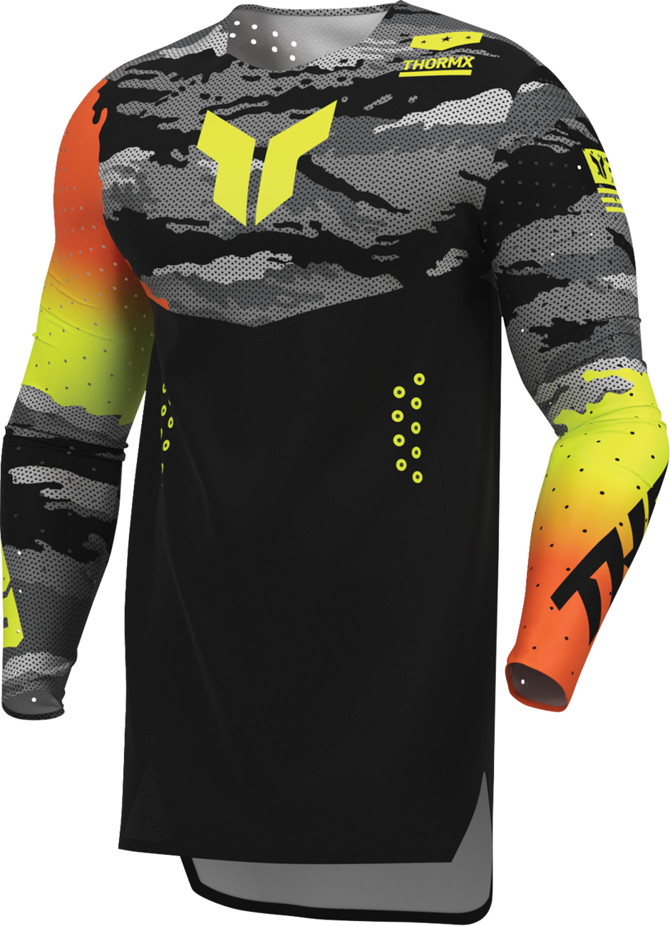 THOR Sportmode Recon LE Jersey - Black/Acid - Large 2910-9076