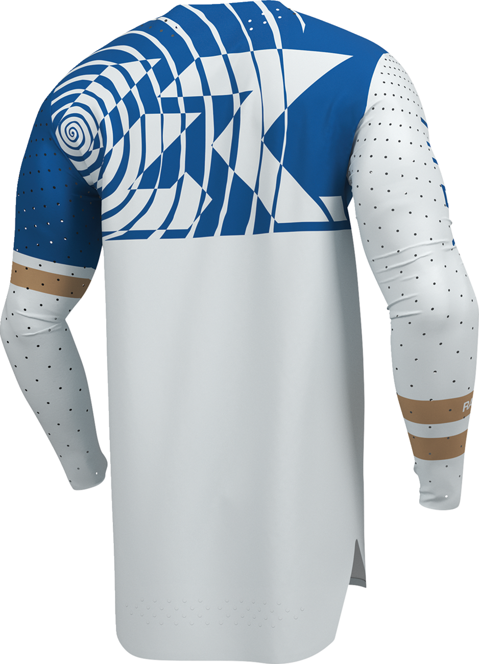 THOR Sportmode Mind Control Jersey - Light Gray/Blue - Small 2910-8767