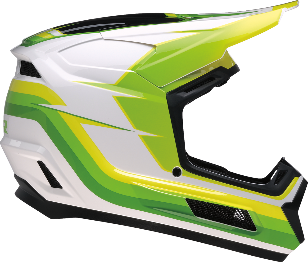 Z1R Youth Dirt Maxx - Vortex - White/Green - Medium 0111-1894