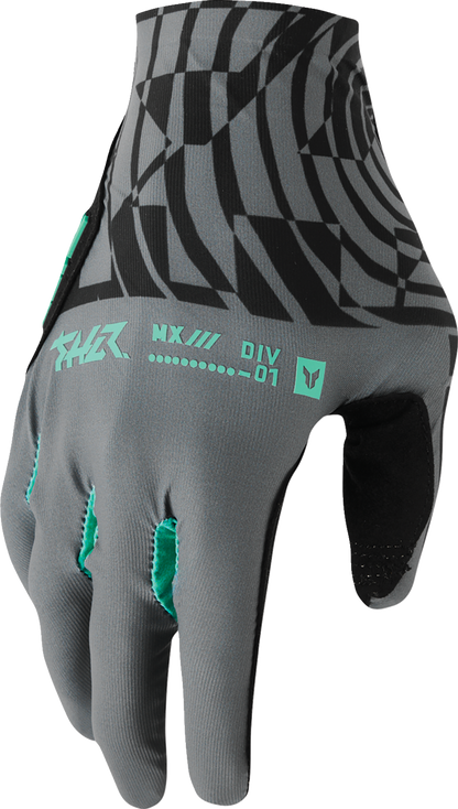 THOR Sportmode Mind Control Gloves - Charcoal/Black - XS 3330-9100