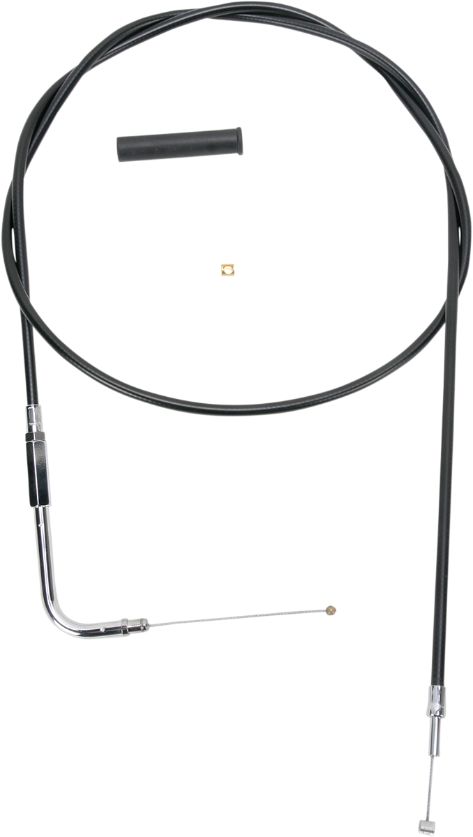 DRAG SPECIALTIES Black Vinyl Throttle Cable - 56" 4332156B