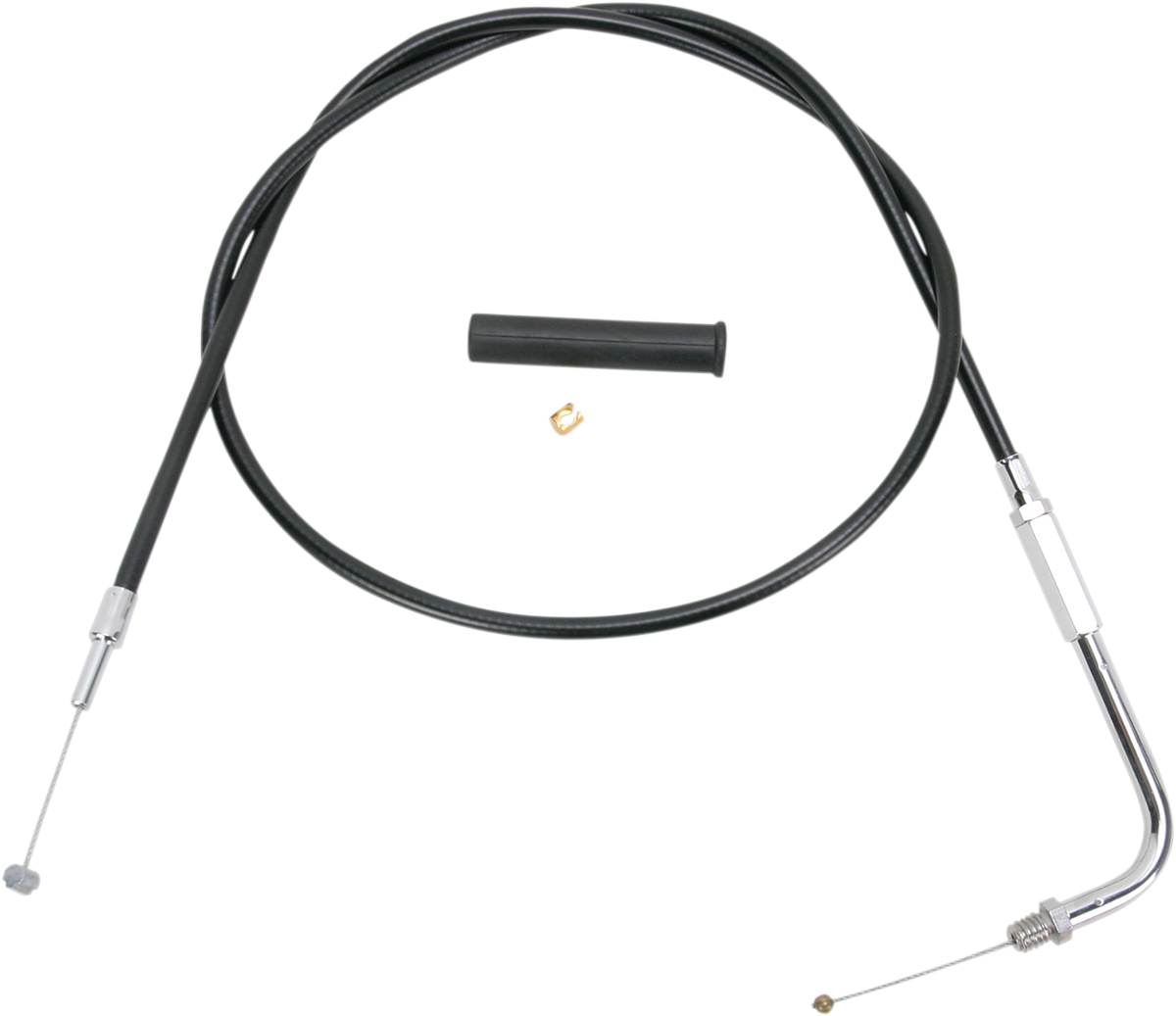 DRAG SPECIALTIES Black Vinyl Throttle Cable - 36" 4330536B