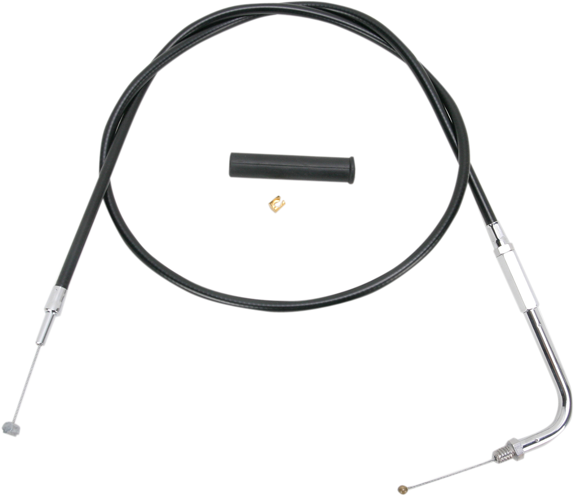 DRAG SPECIALTIES Black Vinyl Throttle Cable - 44" 4330544B