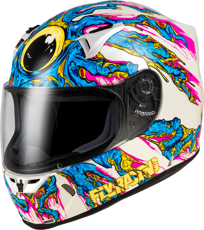 Revolt Space Creep Helmet Light Blue/White/Pink Md