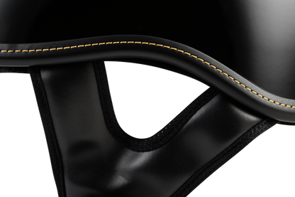 .357 Solid Half Helmet Gloss Black Xs