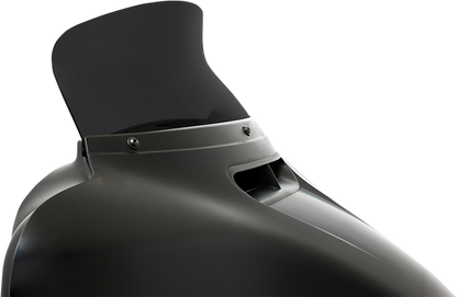 MEMPHIS SHADES Spoiler Windshield - 6-1/2" - Dark Black Smoke - FLH MEP84710