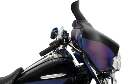 MEMPHIS SHADES Batwing Spoiler Shield - 6.5" - Dark Black Smoke MEP84110