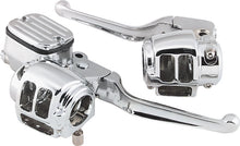 Bikers Choice 96-06 Big Twin 96-03 XL With 11/16 Bore Master Cylinder Chrome Handlebar Control Kit