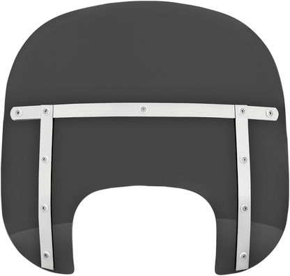 MEMPHIS SHADES Fats Windshield - Dark Black Smoke - 13" - FLFB/S MEM6010