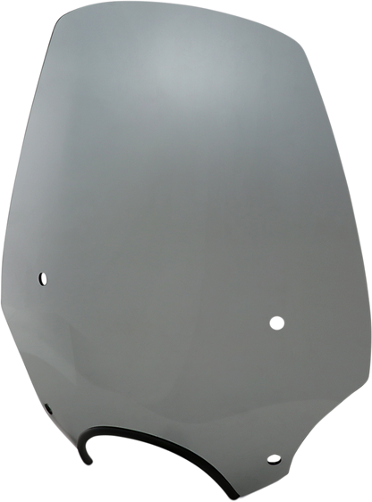 MEMPHIS SHADES El Paso Windshield - 19" - 7" Headlight Cutout - Black Smoke MEP5223