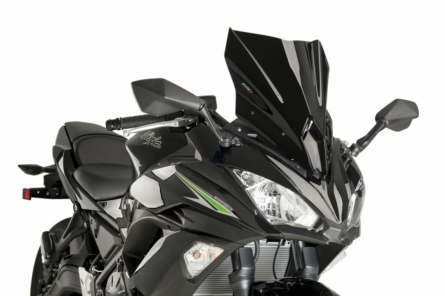Windscreen Racing Black