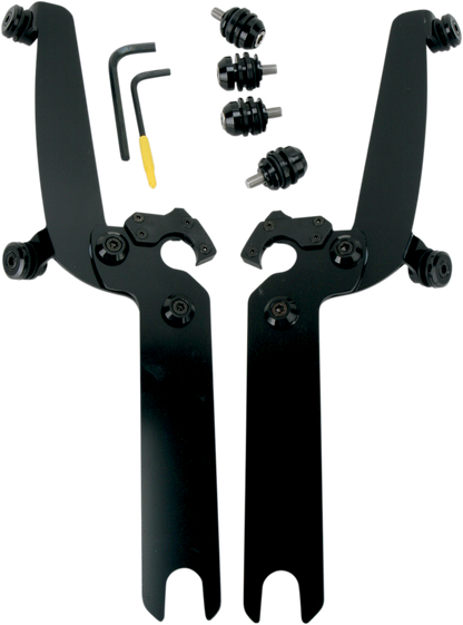 MEMPHIS SHADES Sportshield Trigger-Lock Mounting Kit - Black - Covered MEB8922