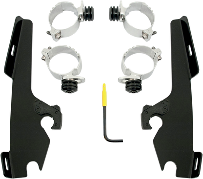 MEMPHIS SHADES Fats/Slim Trigger Lock Mounting Kit - Black MEB8977
