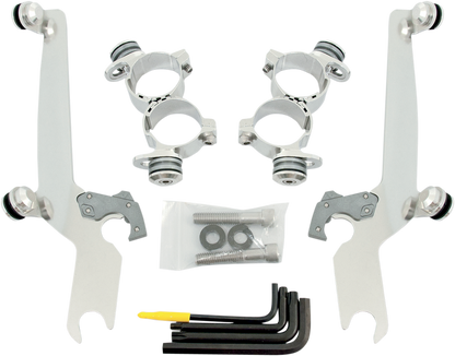MEMPHIS SHADES Sportshield Trigger-Lock Mounting Kit - Polished - XL48 MEK1985