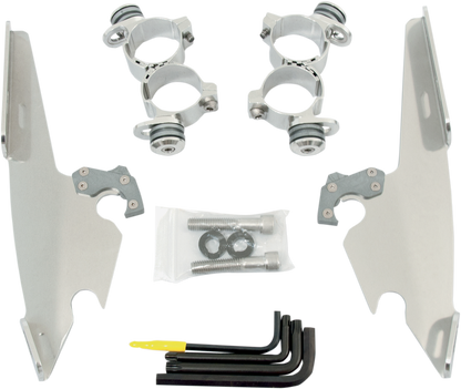 MEMPHIS SHADES Fats/Slim Mounting Kit - Polished - XL 48 MEK1986