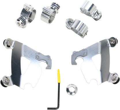 MEMPHIS SHADES Cafe Mounting Kit - Polished - XL/FXD MEK1995