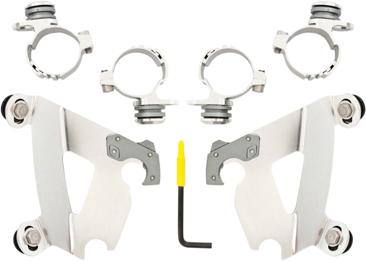 MEMPHIS SHADES Cafe Mounting Kit - Polished - XL/XG MEK1997