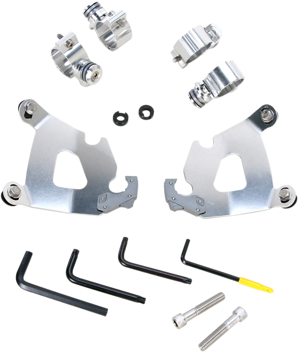 MEMPHIS SHADES Cafe Mounting Kit - Polished - XL1200X MEK1996